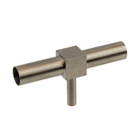 G29964 ~ Unique Lightweight Titanium Metal Hollow Tube "T" Adapter