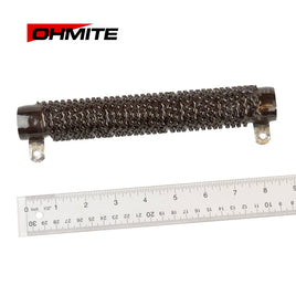 G29969 ` Ohmite 2505 Corrib 300W 0.25 Ohm Power Resistor Wirewound Tubular Ceramic Lug NIB