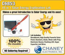 C6853 - 10 in 1 Solar Energy Exploration Lab Kit