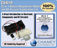 C6819 - 25 in 1 Magnetism, Motors & DC Circuits Lab