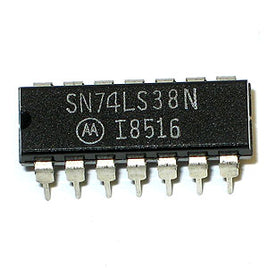 A11006 - SN74LS38N Quad 2-Input Positive-NAND Buffer (Motorola)