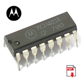 A20537A - (Pkg 25) MC14021BCP 8-Bit Static Shift Register (Motorola)