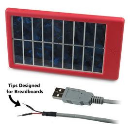 C6581 - Deluxe 5.5V 0.360Amp USB Solar Panel with USB Cable