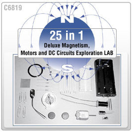 C6819 - 25 in 1 Magnetism, Motors & DC Circuits Lab
