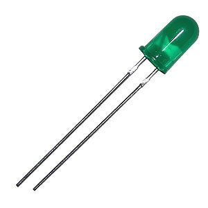 C6501 - (Pkg 100) Standard 5mm Green LEDs