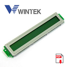 G15318B + (Pkg 10) Wintek 1 x 24 Character LCD Display Module