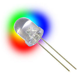 SOLD OUT! G16226A - (Pkg 5) Giant 10mm Rainbow Flashing LED