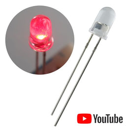 G19030A - (Pkg 5) Flickering Fire Red LED