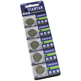 G19326 - (Card of 5) 3V CR2032 Lithium Coin Batteries