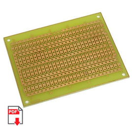 G19387 - 2.15" x 2.75" Prototyping Board (442 Interconnected Holes)