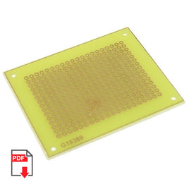 G19389 + 2.0" x 2.5" Prototyping Board (300 Holes)