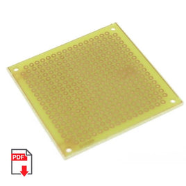 G19390 - 2.0" x 2.0" Prototyping Board (320 Holes)