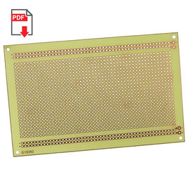 G19392 - 3.5" x 5.5" Prototyping Board (1200 Holes + 4 Bus Strips)