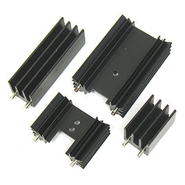 G19423 + (Assortment of 4) Heavy Duty TO-220 Heatsink Assortment