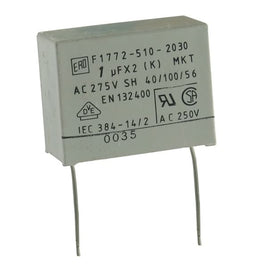 G20235 - F1772-510-2030 1UF 275VAC Metallized Polyester Film Capacitor