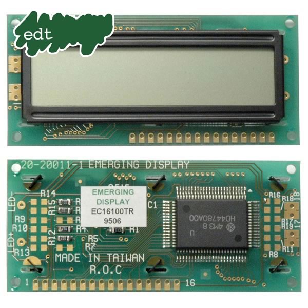 G20980 Pkg 2 Emerging Display Ec16100tr Lcd Display Module The