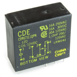 G21218 ` (Pkg 20) CDR671CJQPN 12VDC SPDT 20Amp Relay