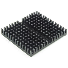 G21591 + (Pkg 5) Solid Black Anodized Aluminum Heatsink