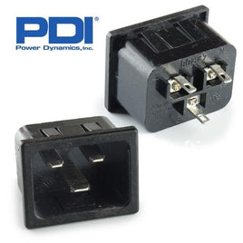 G21796A - (Pkg 4) IEC 320-C20 INLET Snap In Power Socket