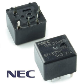 G22048A - (Pkg 10) NEC Miniature 12VDC Heavy Duty Auto Relay ET1-B3M1S