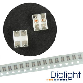 G22923 + (Pkg 20) Dialight 597-7721-107 Yellow/Green Bi-Color SMD LED