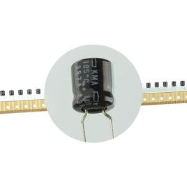 G23117 - (Pkg 50) Compact 10uf 63VDC Radial Capacitor