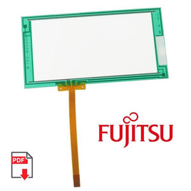 G23248A - (Pkg 10) Fujitsu 4.50" x 2.35" Resistive Glass Touchscreen