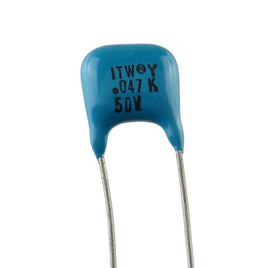 G23276 - (Pkg 20) 0.047uF 50V Polyester Film Capacitor