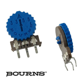 G23317 - (Pkg 10) Bourns 2.5K Ohm Thumbwheel Vertical Mount Trim Pot