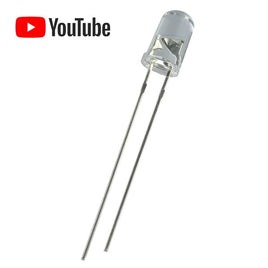 G23402 ^ (Pkg 5) Special Purchase 5mm Flashing White LED