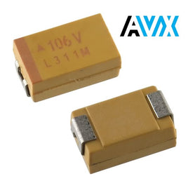 G23490 - (Pkg 5) AVX 10uF 35V SMD Chip Tantalum Capacitor