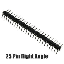 Fang-Tastic Find! G23610 - (Pkg 2) 25 pin Single Row Right Angle Snap Apart Male Header 2.54mm/5.75mm