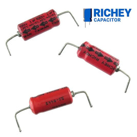 SOLD OUT! G23621 - (Pkg 10) Richey 1uF 100V Axial Electrolytic Capacitor