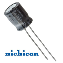 Outstanding Deal! G23676 - (Pkg 5) Nichicon 33uF 100V Radial Electrolytic Capacitor
