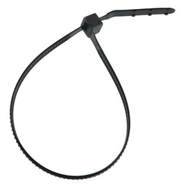 G23836 - (Pkg 5) Black Cable Tie,  0.177" (4.5mm) Wide x 7.87" (200mm) Long