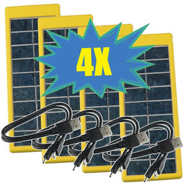 G23942S - (Pkg 4) Deluxe 5.5V 0.560Amp USB Solar Panel