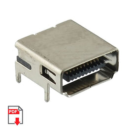 G23984 - (Pkg 5) Molex 5010142071 SMD 20 Position Cradlecon Plug Connector, Right Angle
