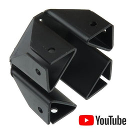 G23998A + (Pkg 2) Giant TO-3 Heatsink, Black Anodized, 5.87 degree C/W, 47.2 x 47.2 x 33.3mm