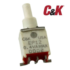 G24392A ` (Pkg 4) C&K EP12 Miniature SPDT SMD Mount Pushbutton Switch