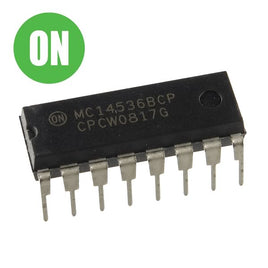 G24507 + (Pkg 5) ON Semiconductor MC14536BCP Programmable Timer