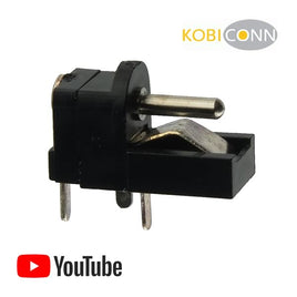 G24550 - (Pkg 5) Kobicon 16PJ200 1.3mm DC Power Jack w/Switch