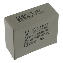 G24626 ` ERO F1772-522 2.2uF 250V Film Capacitor (2.2uF x 2 MKT)