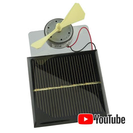 G24732 ^ Miniature Solar Power Motor with Propeller and Solar Panel