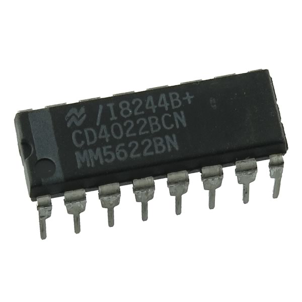 Tech Special! G24791E ` (Pkg 25) National CD4022BCN Octal Counter with