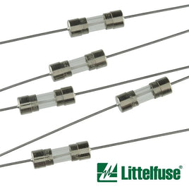 G24877 - (Pkg 10) Littelfuse 1Amp 2AG 230 Series Time Delay Fuse with Pigtail Leads