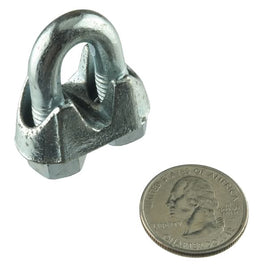G24881 - (Pkg 6) Heavy Duty 1/4" Steel Wire Rope Cable Clamp