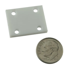 G24943 - Solid PTFE Mounting Base 0.758" x 1.00" x 0.122"