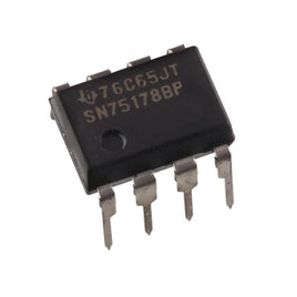 G25015A - (Pkg 2) Texas Instruments SN75178BP / RS-422 / RS-485 Interface / Differential Bus Repeater IC