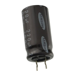 G25038 - (Pkg 5) Samsung Compact 220uF 100V UST Series 105 degree C Radial Electrolytic Capacitor
