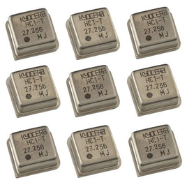G25062 - (Pkg 100) Kyocera HCI-T 27.256MHz Miniature Metal Case Crystal Oscillator
